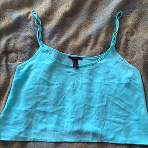 Forever 21 mint green crop top